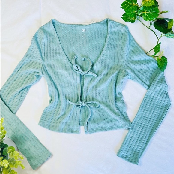SO Sweaters - NWT So (Kohls) Tie-front Cardigan